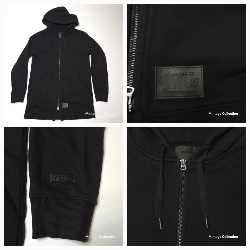 Musium DIV the Laboratory of MDIV No. 13 Black Hoodie Size M